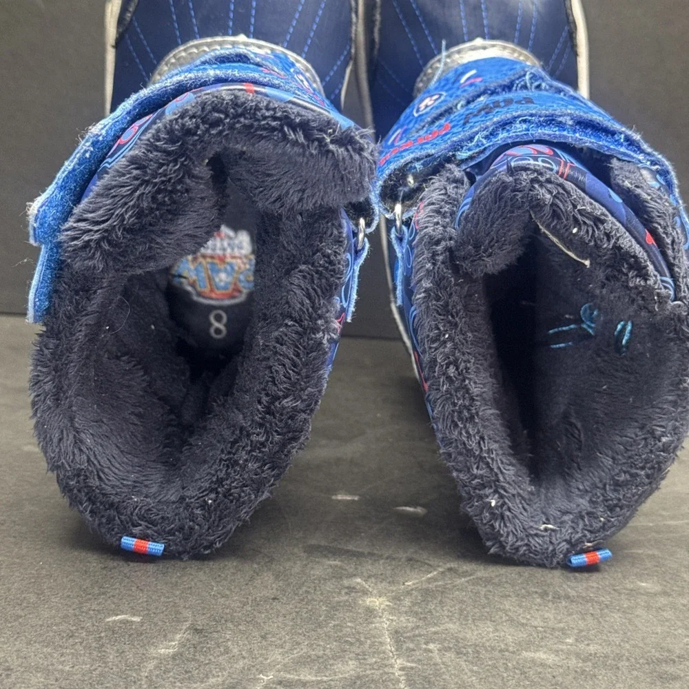 Nickelodeon Paw Patrol Marshall Light-Up Fleece Lined Boots Toddler Size‎ 9